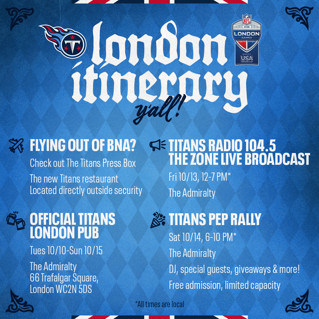 Ravens returning to London with game against Titans on Oct. 15